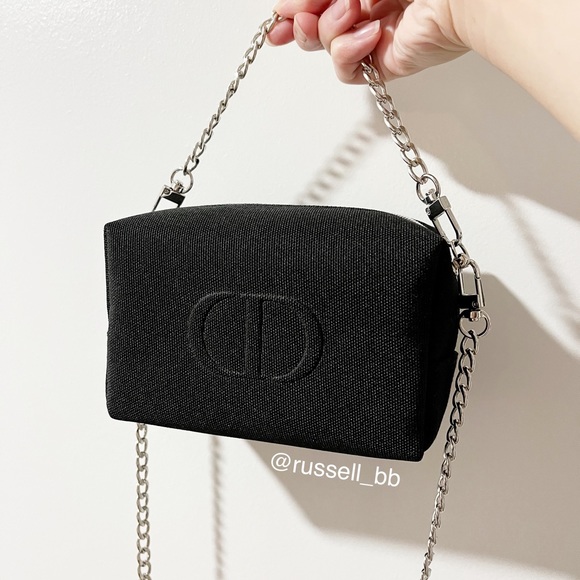 Dior Handbags - Dior Beauty Black Pouch Bag